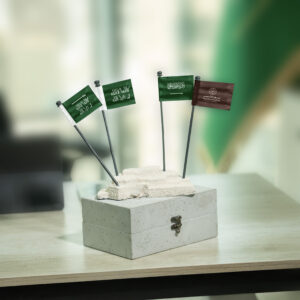 مجسم صخرة الاعلام عرض يوم التأسيس